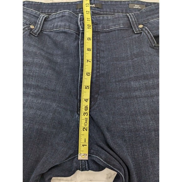 Mavi Zach Straight Leg Jeans Men's Size 36 X 32 Mid Rise Dark Wash Denim - Picture 8 of 10